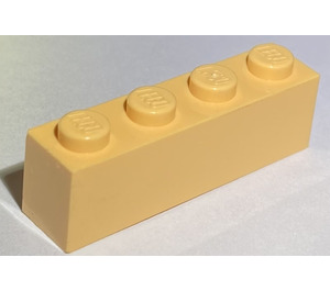 LEGO Lichtoranje Steen 1 x 4 (3010 / 6146)