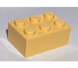 LEGO Světle oranžová Kostka 2 x 3 (3002)