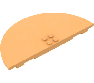 LEGO Light Orange Table Semicircular (33088)