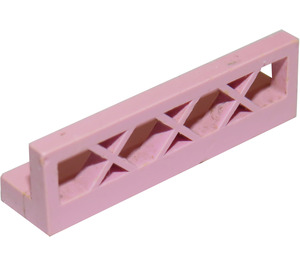 LEGO Hell-Pink Zaun 1 x 4 x 1 Lattice (3633)