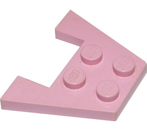 LEGO Light Pink Wedge Plate 3 x 4 without Stud Notches (4859)