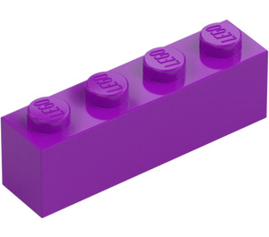 LEGO Lichtpaars Steen 1 x 4 (3010 / 6146)