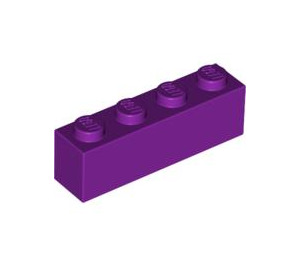 LEGO Lichtpaars Steen 1 x 4 (3010 / 6146)
