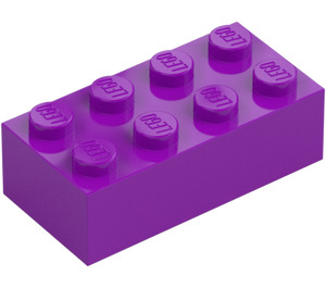 LEGO Lys lilla Kloss 2 x 4 (3001 / 72841)