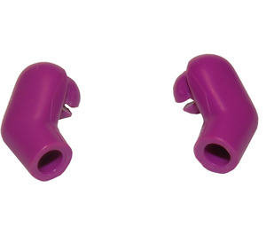 LEGO Light Purple Minifigure Arms (Left and Right Pair)