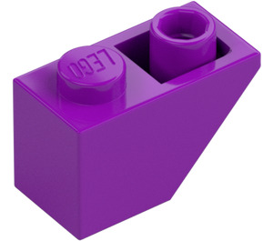 LEGO Viola chiaro Pendenza 1 x 2 (45°) Invertito (3665)