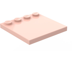 LEGO Saumon léger Tuile 4 x 4 avec Goujons sur Bord (6179)