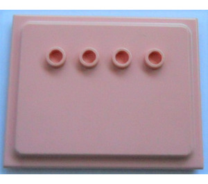 LEGO Light Salmon Wall Plate (6836)