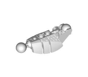 LEGO Gris pierre clair Bionicle Toa Jambe avec Armor, Vents, et Balle Joints (53574)