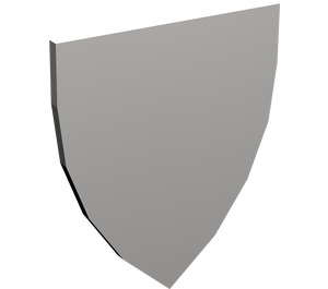 LEGO Light Stone Gray Minifig Shield Triangular (3846)