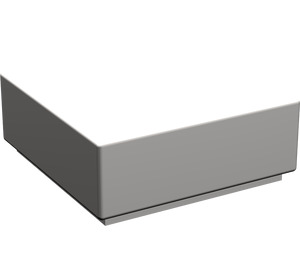 LEGO Light Stone Gray Tile 1 x 1 with Groove (3070 / 30039)
