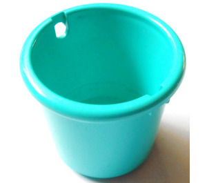 LEGO Light Turquoise Bucket 2 x 2 x 3 Scala (33178)