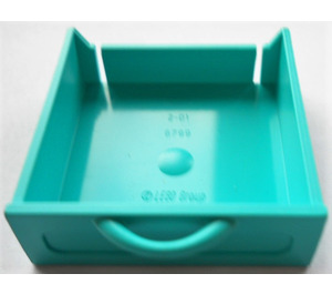 LEGO Light Turquoise Cupboard Drawer Small (6799)
