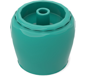 LEGO Light Turquoise Scala Flower Pot (33008)