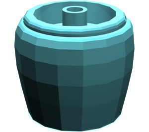 LEGO Light Turquoise Scala Flower Pot (33008)