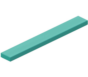 LEGO Turquoise clair Tuile 1 x 8 (4162)