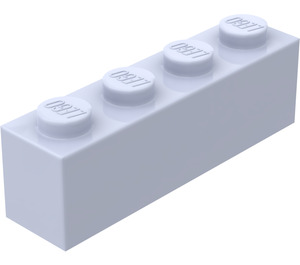 LEGO Lichtviolet Steen 1 x 4 (3010 / 6146)