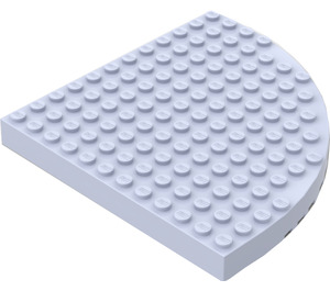 LEGO Light Violet Brick 12 x 12 Round Corner  without Top Pegs (6162 / 42484)