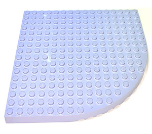 LEGO Light Violet Brick 16 x 16 Round Corner (33230)