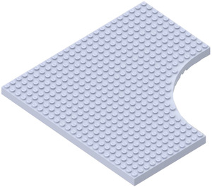 LEGO Light Violet Brick 24 x 24 with Cutout (6161)