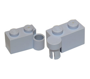 LEGO Hellviolett Hinge Brick 1 x 4 Assembly