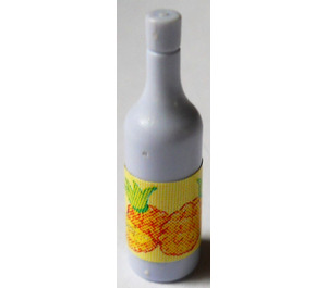 LEGO Light Violet Scala Wine Bottle with Pineapple Sticker