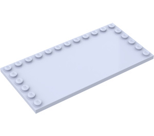 LEGO Světle fialová Dlaždice 6 x 12 s Cvočky na 3 Edges (6178)