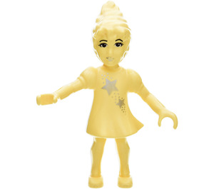 LEGO Light Yellow Belville Fairy with Silver Stars Minifigure