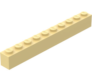 LEGO Lichtgeel Steen 1 x 10 (6111)