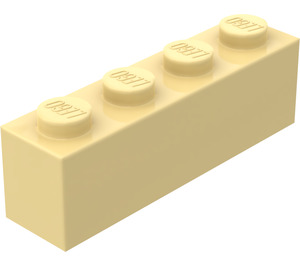 LEGO Jasny zółty Cegła 1 x 4 (3010 / 6146)