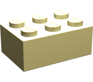 LEGO Light Yellow Brick 2 x 3 (3002)