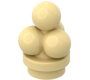 LEGO Jaune clair Crème glacée Scoops (1887 / 6254)