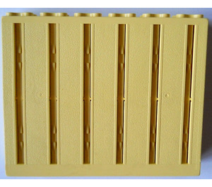 LEGO Light Yellow Partition Wall (6860)