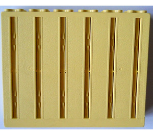 LEGO Light Yellow Partition Wall (6860 / 74693)