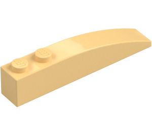 LEGO Amarillo claro Con pendiente 1 x 6 Curvo (41762 / 42022)