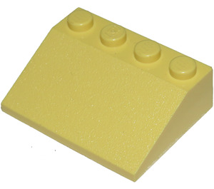 LEGO Light Yellow Slope 3 x 4 (25°) (3016 / 3297)