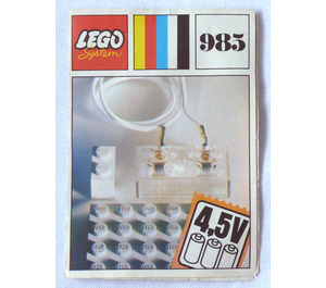 LEGO Lighting Device Parts Pack Set 985 Instructions