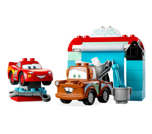 LEGO Lightning McQueen & Mater's Car Wash Fun Set 10996