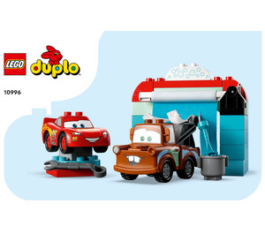 LEGO Lightning McQueen & Mater's Car Wash Fun 10996 Instrukcje