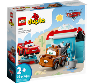 LEGO Lightning McQueen & Mater's Car Wash Fun Set 10996 Packaging
