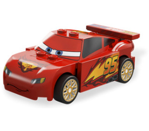 LEGO Lightning McQueen - Piston Cup Hood (Gray 2 x 8)