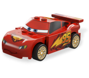 레고 Lightning McQueen - Piston Cup Hood (Red 2 x 8, Green 1 x 2)