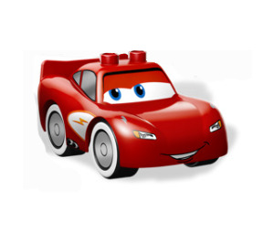 LEGO Lightning McQueen - Gładki Kaptur Figurka Duplo