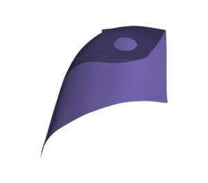 LEGO Lilac Standard Cape with Regular Starched Texture (20458 / 50231)