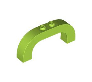 LEGO Lime Arch 1 x 6 x 2 with Curved Top (6183 / 24434)