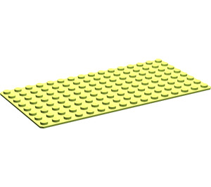 LEGO Limette Grundplatte 8 x 16 (3865)