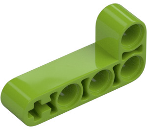 LEGO Lime Beam 2 x 4 Bent 90 Degrees, 2 and 4 holes (32140 / 42137)