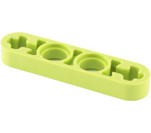 LEGO Lime Beam 4 x 0.5 Thin with Axle Holes (32449 / 63782)
