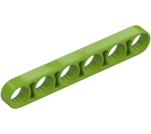 LEGO Lime Beam 6 x 0.5 Thin (28570 / 32063)