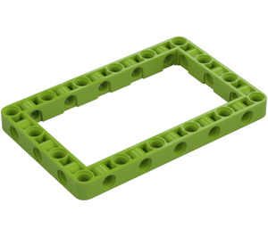 LEGO Lime Bjælke Ramme 7 x 11 (39794)